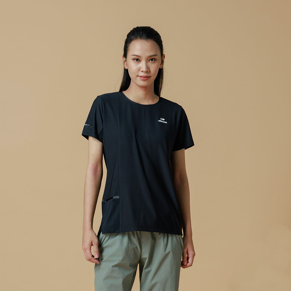 【EIDER】女涼感短袖圓領衫 / 22EDWM22222-[粉]