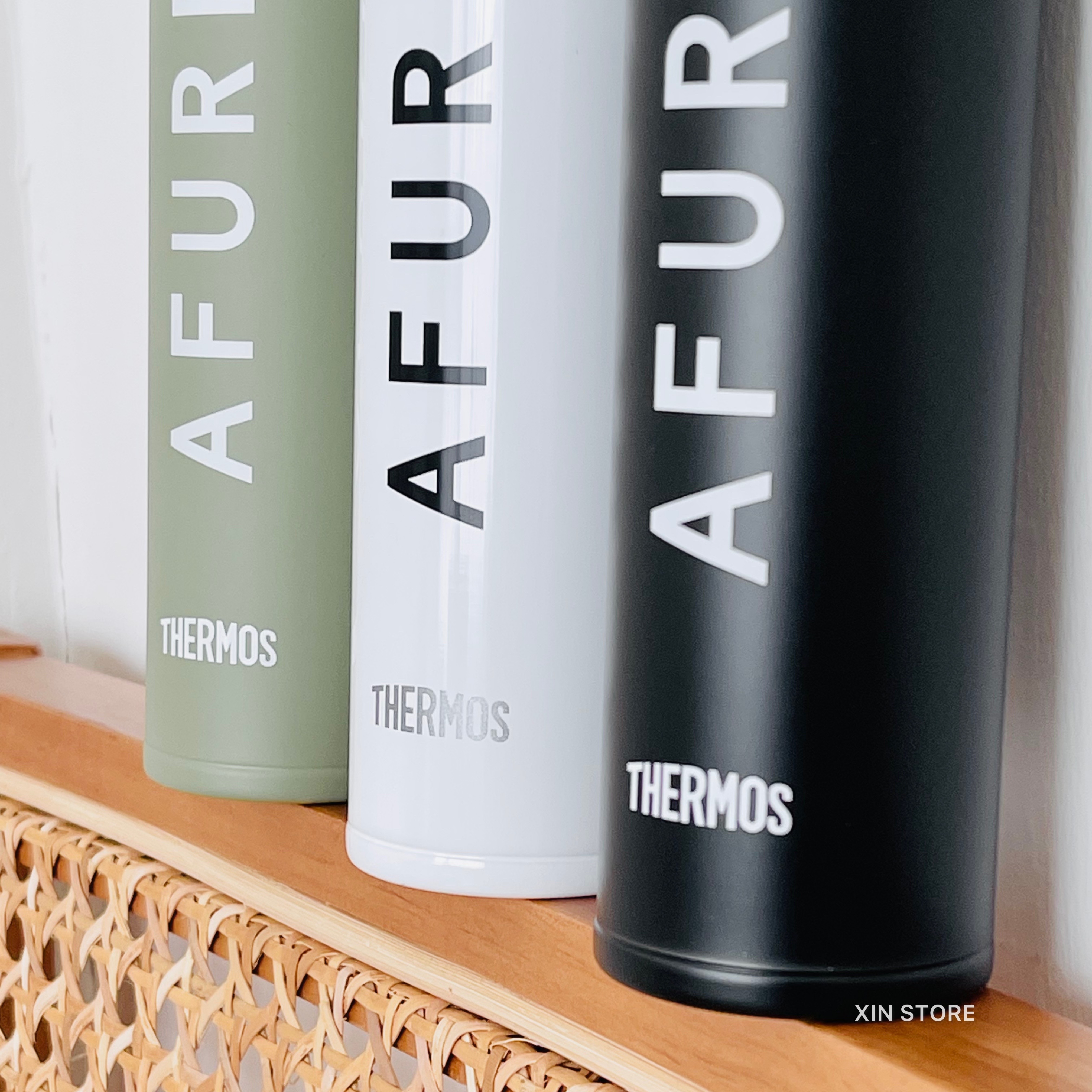 【現貨】THERMOS 膳魔師 AFURI 20週年紀念 日本限定 口袋 保溫杯 180ml 黑 白 綠