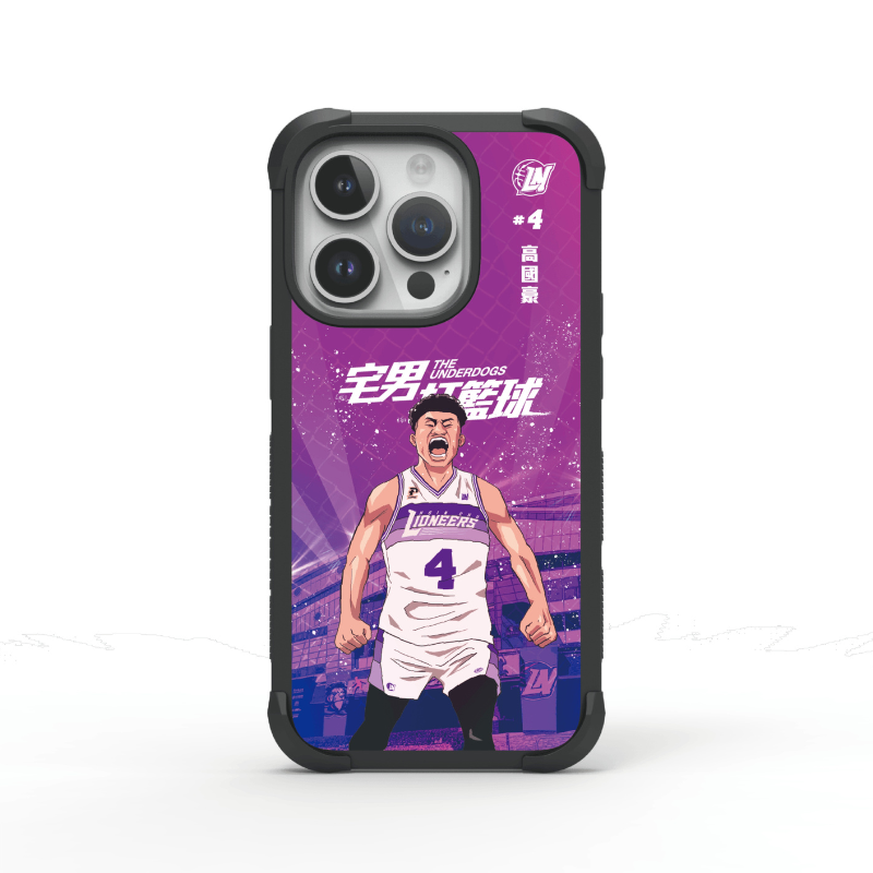 iPhone 14 坦克軍規防摔手機殼 / 高國豪-宅男打籃球 (新竹攻城獅)