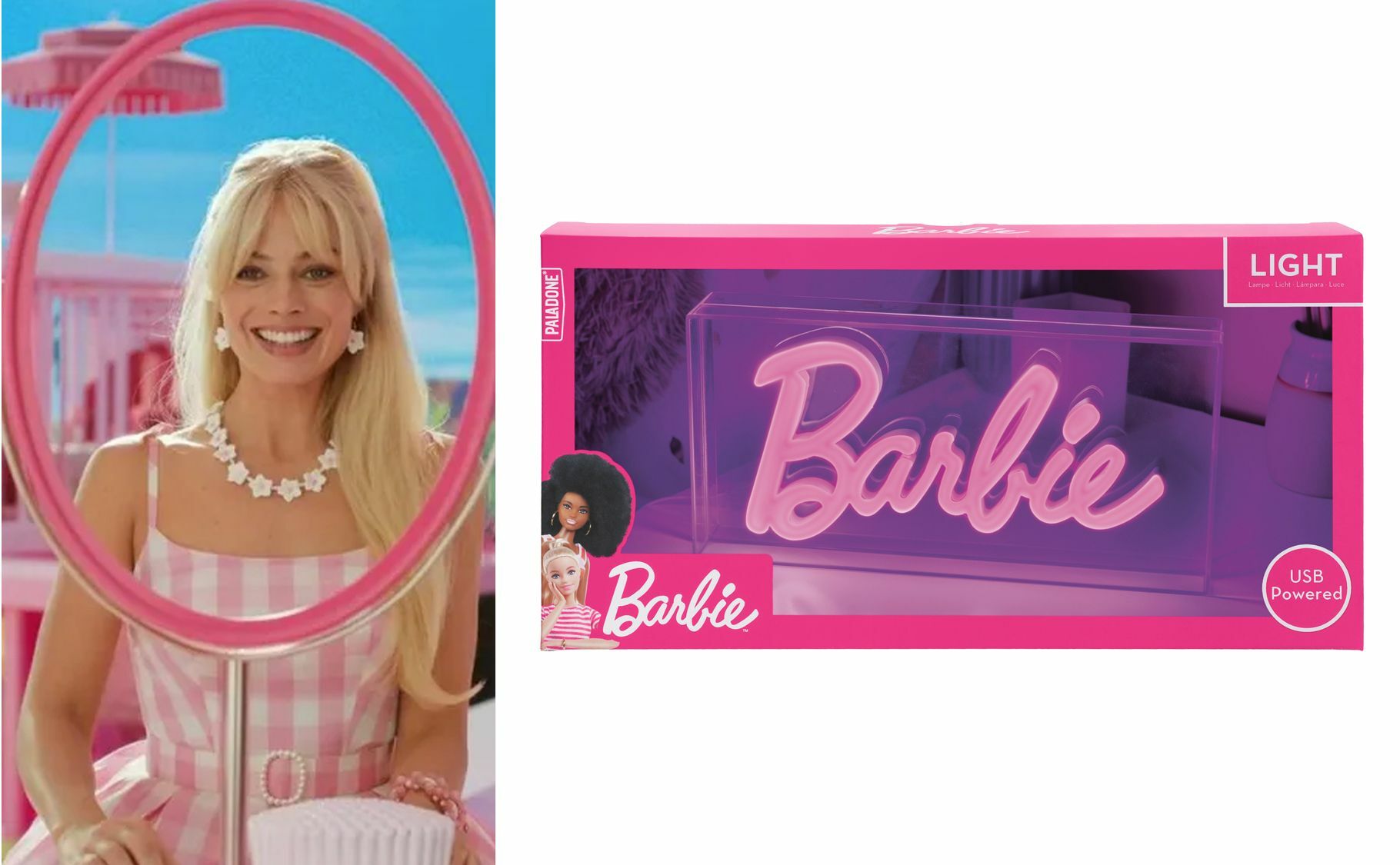 芭比Barbie標誌霓虹燈