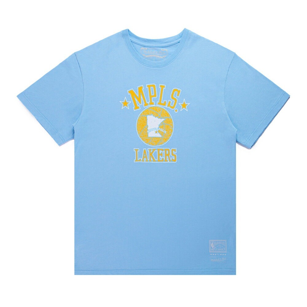 MITCHELL & NESS 短T GOOD OLD DAYS 湖人 淺藍