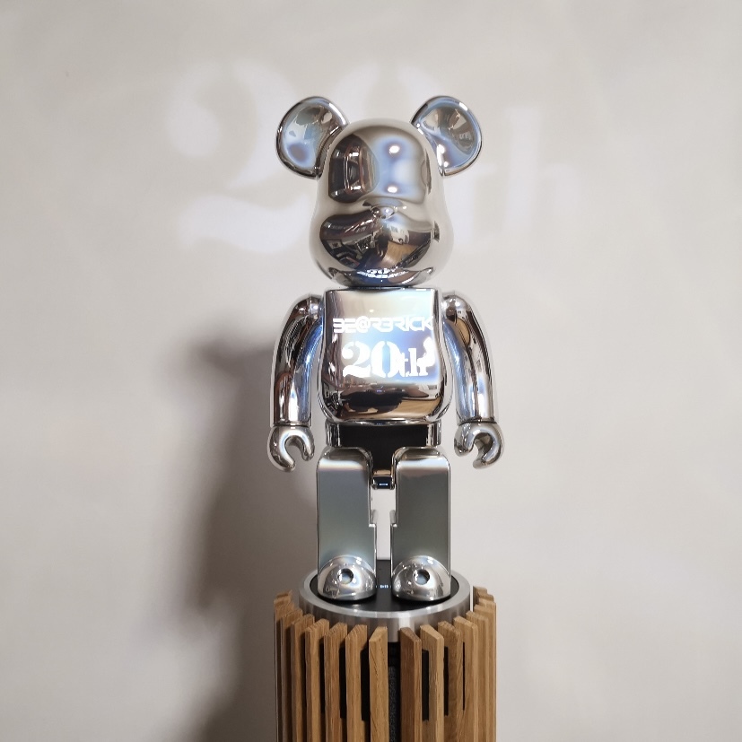 【APAIR】預購Be@rbrick 20週年紀念款深鉻銀色400% 1000%