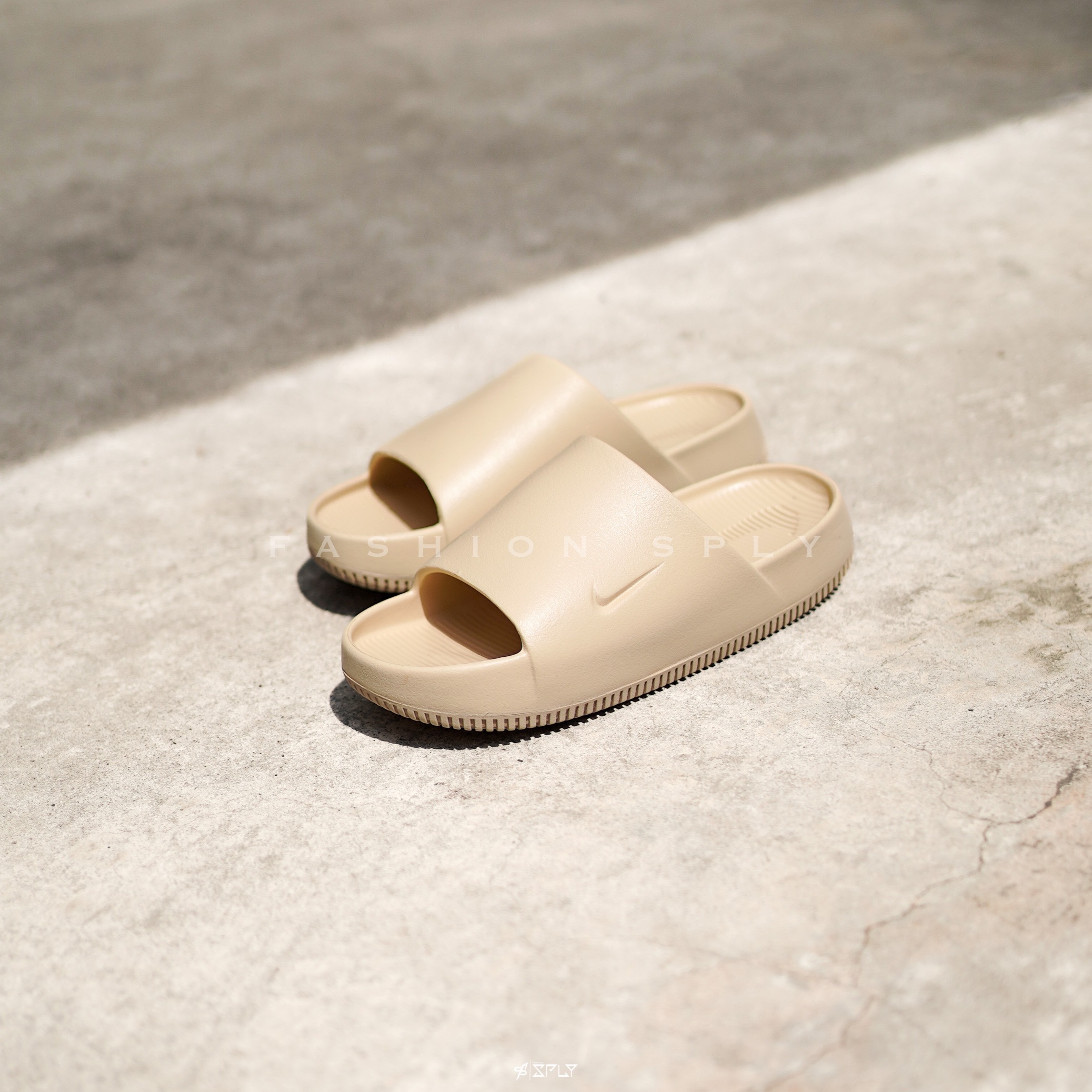 Nike Calm Slide Sail 麵包拖鞋 芝麻棕 DX4816-200 / FD4116-200