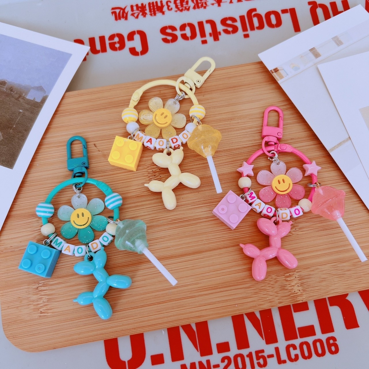 客製化繽紛可愛吊飾