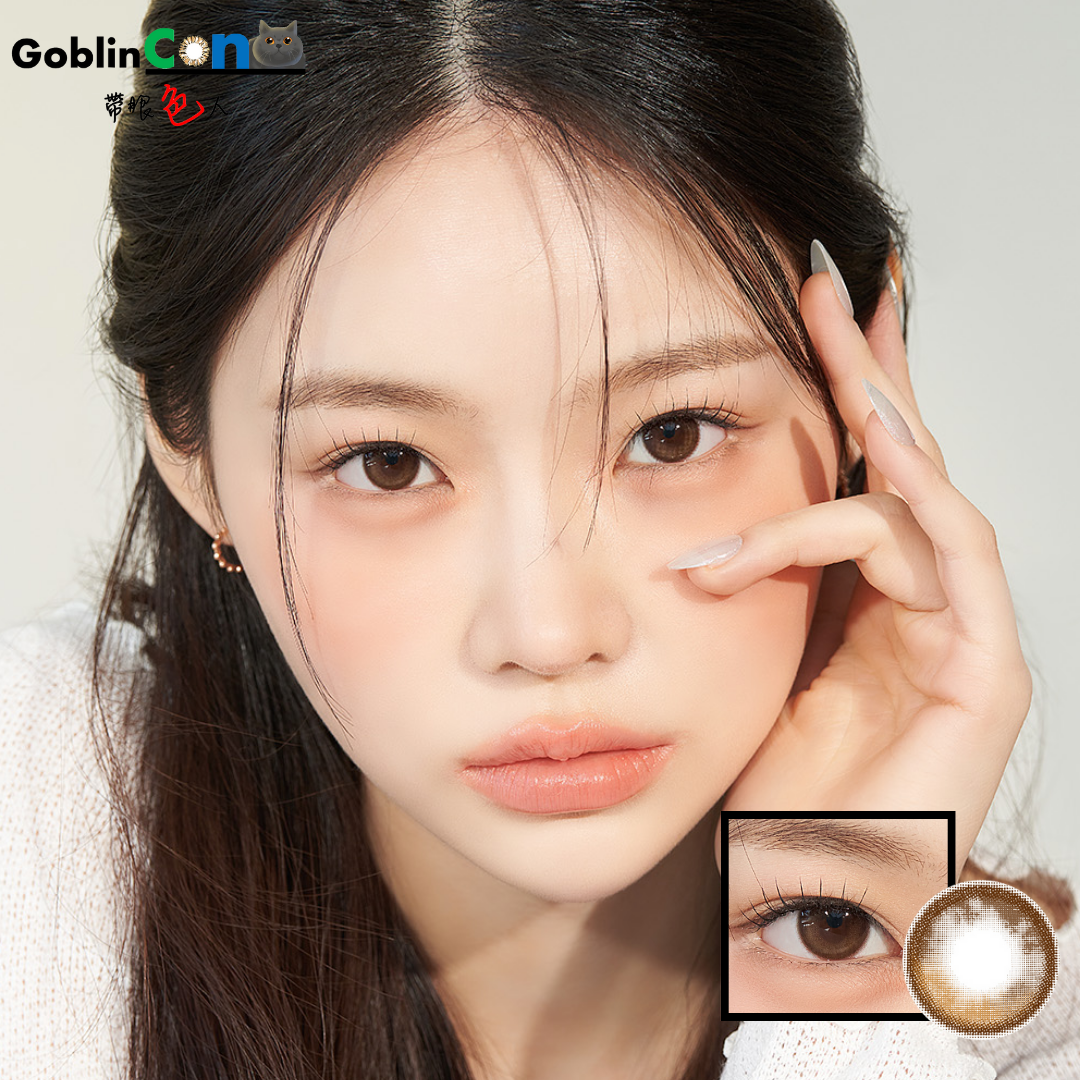 [月拋特薄][防UV] LENSSIS 1 Month NOI Brown 月拋彩妝隱形眼鏡｜每盒2片