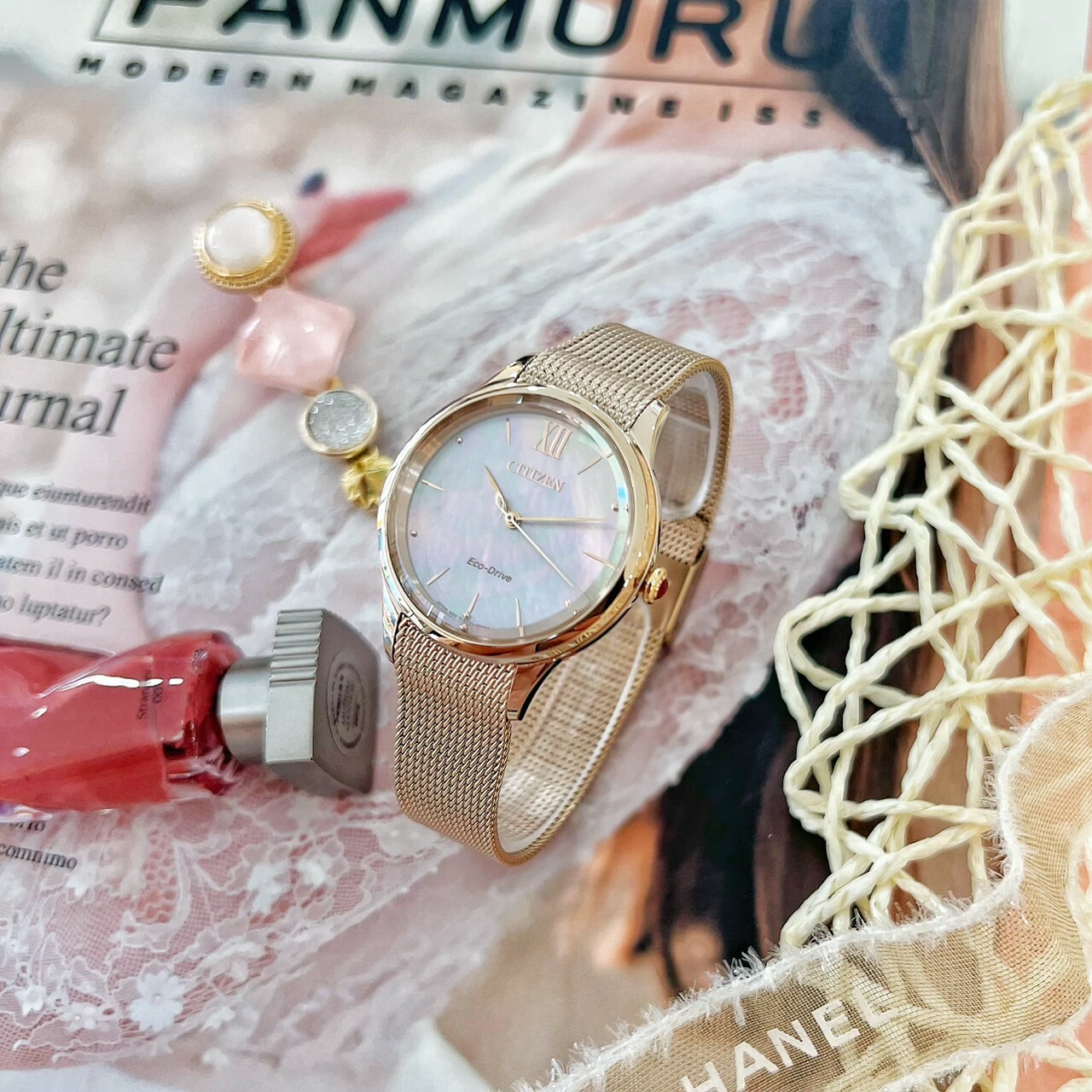 【CITIZEN】L系列廣告款光動能女錶 EM0813-86Y 32.5mm 現代鐘錶