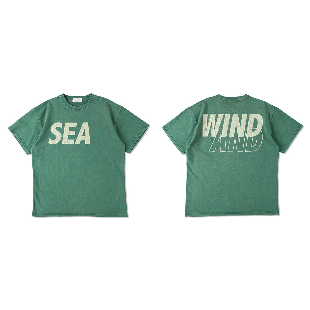 WIND AND SEA CRACK-P-DYE TEE CHARCOAL XLメンズ