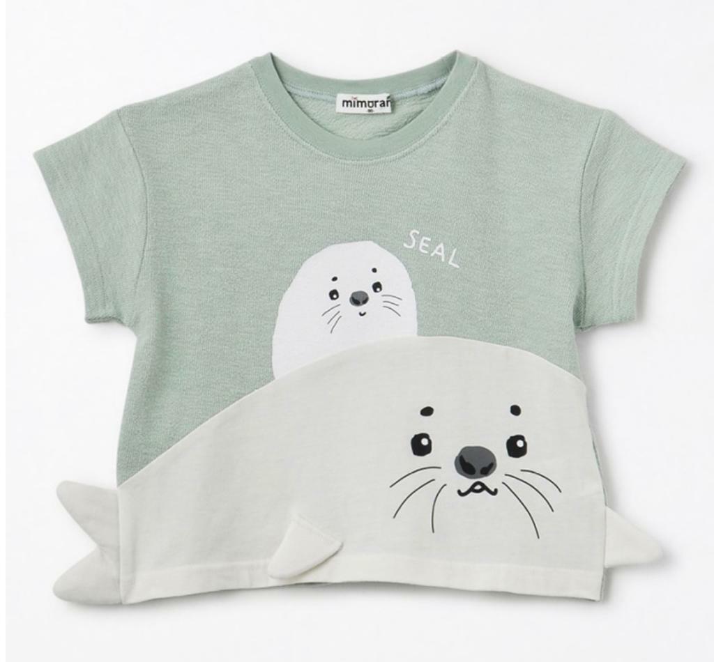 (現貨)🇯🇵日本直送 Mimorand 海洋主題小海豹短袖Tee