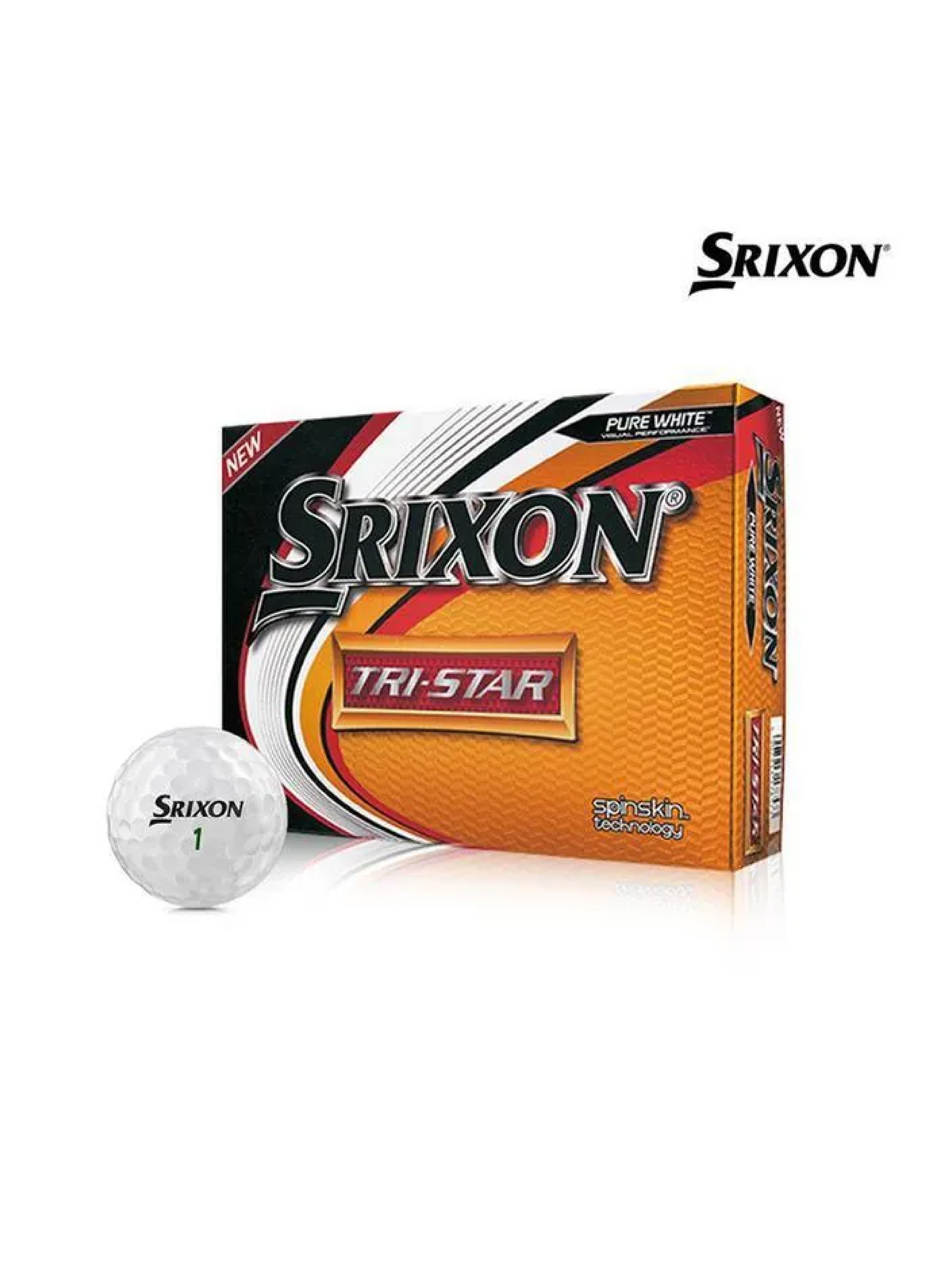 控球佳【日本製】SRIXON 金盒TRI-STAR 三層球高爾夫球