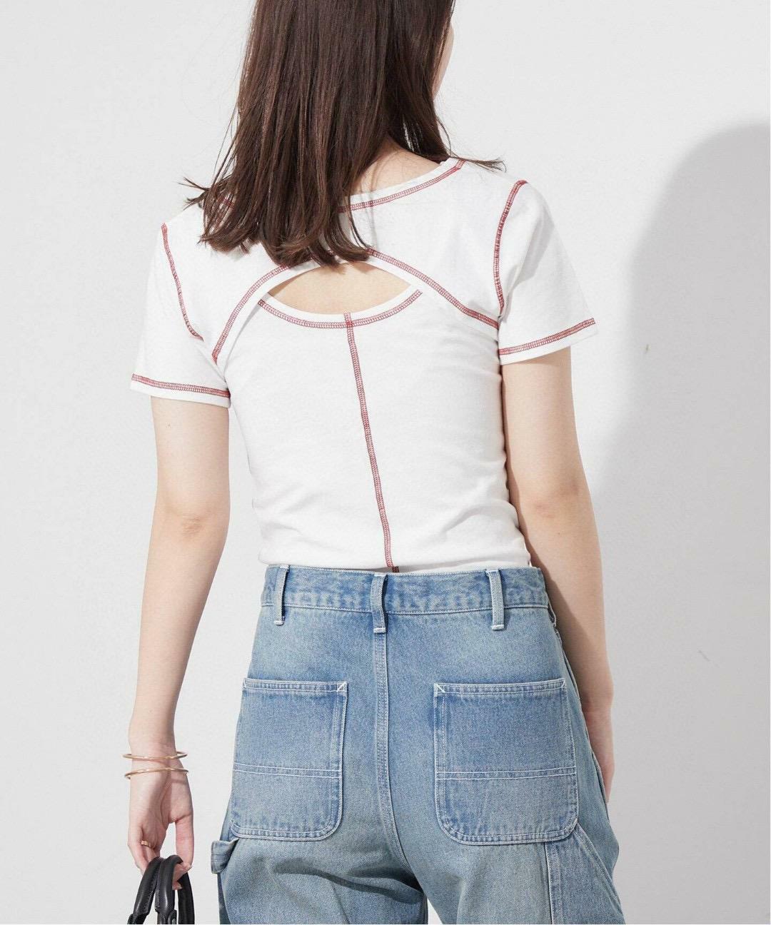 日本JS兩件疊穿Tee
