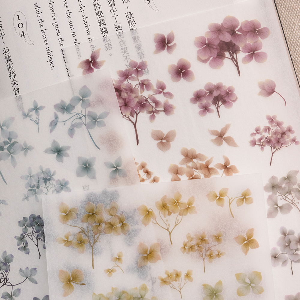 樂意Loi．永生繡球花 轉印貼紙