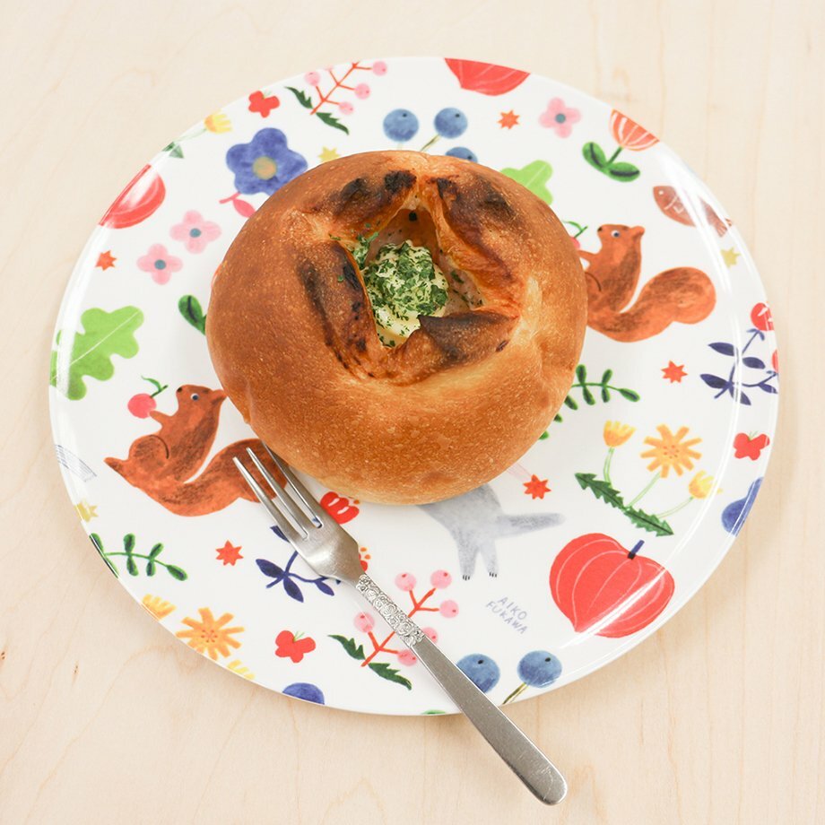 布川愛子 快樂花園 杯子＋餐盤組合｜日本表現社