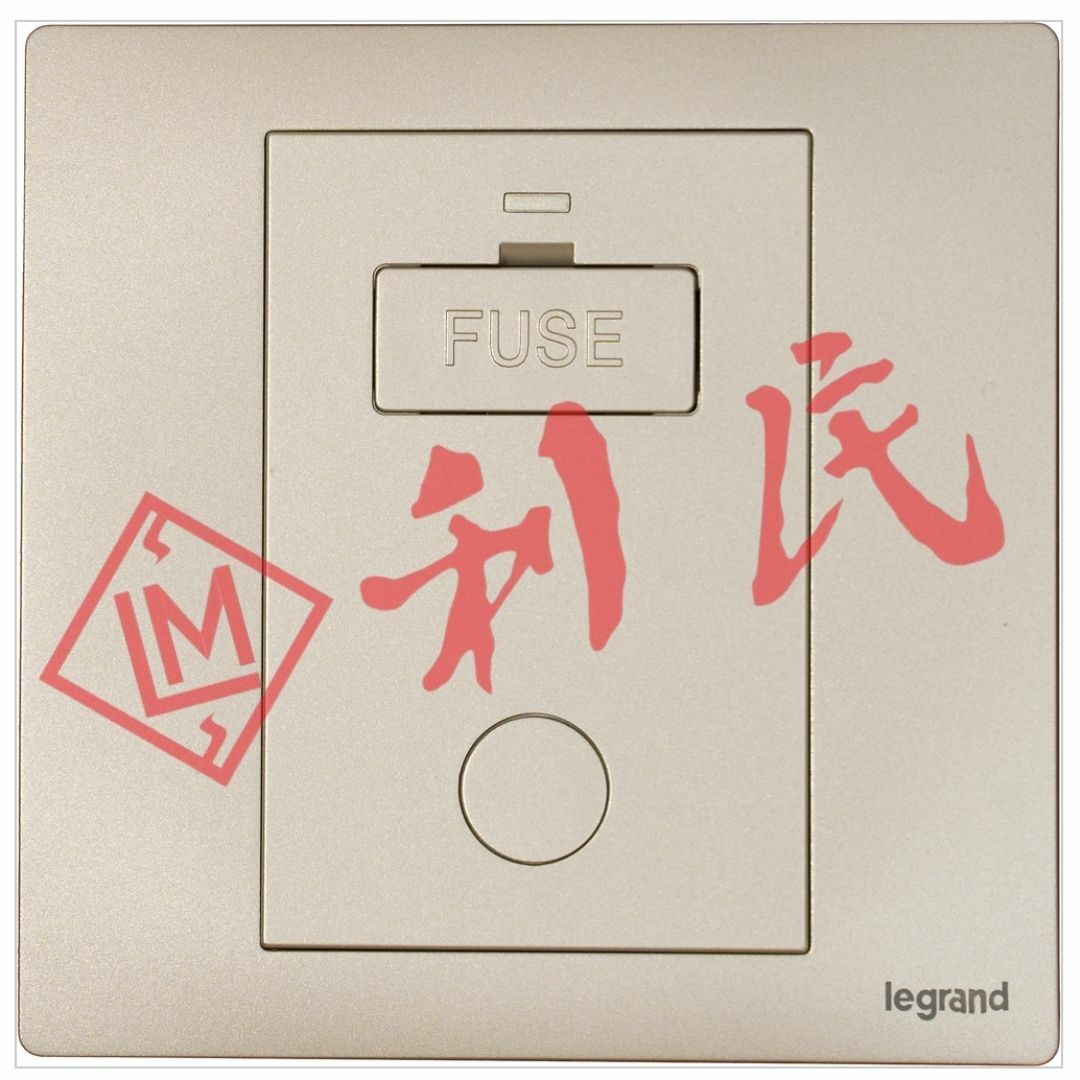 Legrand 羅格朗 MALLIA SENSES 13A 雙極保險菲士接線蘇 (陶瓷白/香檳金/深沙銀/子夜黑/深古銅)