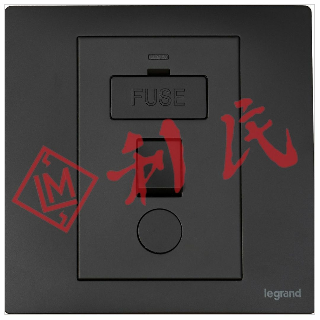 Legrand 羅格朗 MALLIA SENSES 13A 雙極保險有開關菲士接線蘇 (陶瓷白/香檳金/深沙銀/子夜黑/深古銅)