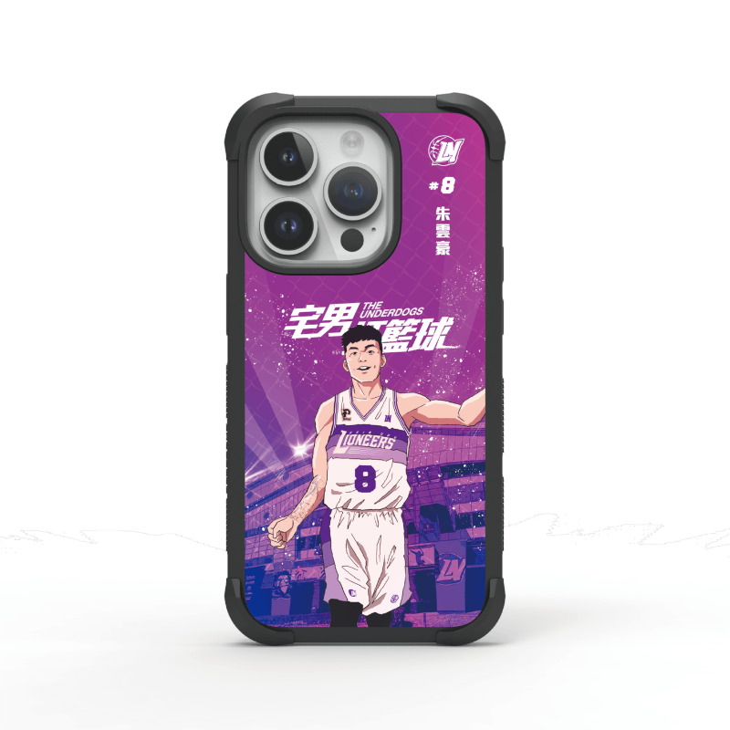 iPhone 14 坦克軍規防摔手機殼 / 朱雲豪-宅男打籃球 (新竹攻城獅)