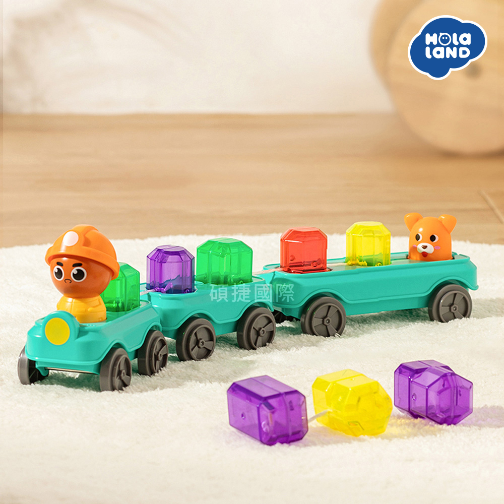 HolaLand歡樂島 寶石採礦車_親子桌遊