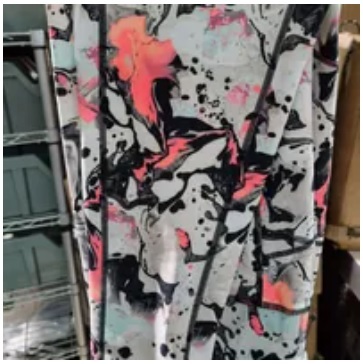 [S] DKNY PRINTED LEGGING,MULTI, DP2P2950-0FP FINAL SALE (SD527)