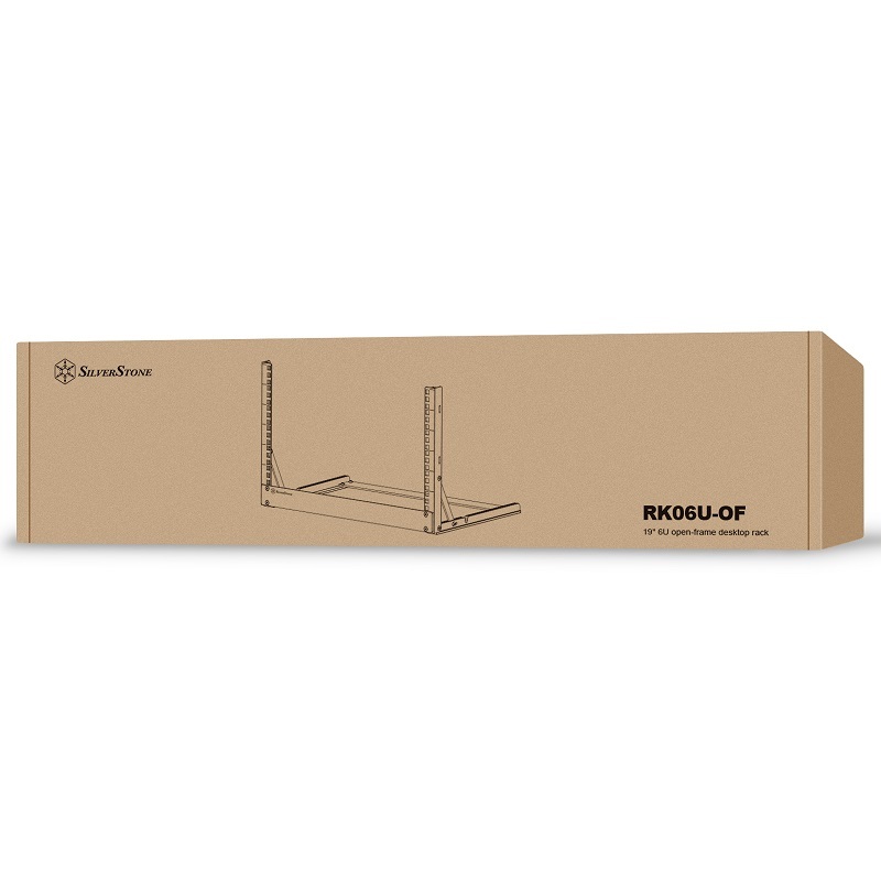 米特3C數位–SilverStone 銀欣 RK06U-OF 6U 開放式桌上型機架/SST-RK06U-OF