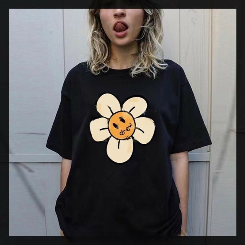 Drew House 小賈 正面 笑臉花花 太陽 短袖 短T 短袖T恤