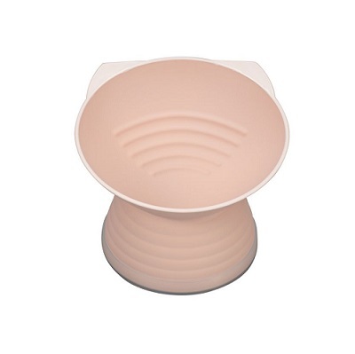 日本MiyaWan 高腳斜口碗 全粉啞色 300ml