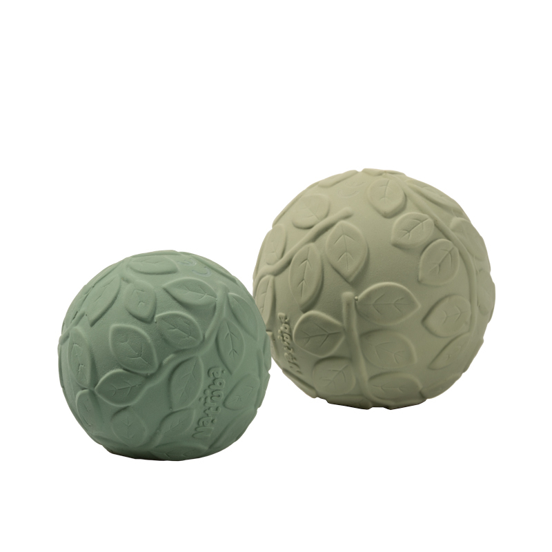 Natruba- Sensory Ball Set Leaf綠色樹葉款感官球玩具(Green)