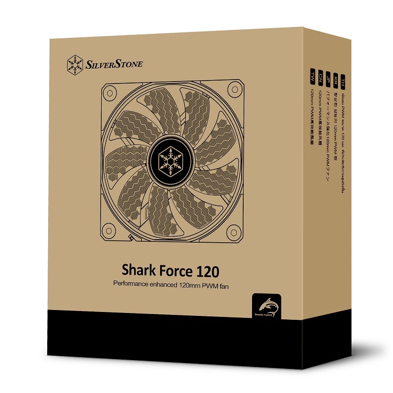 米特3C數位–SilverStone 銀欣 Shark Force 120 PWM高效能風扇/SST-SF120B