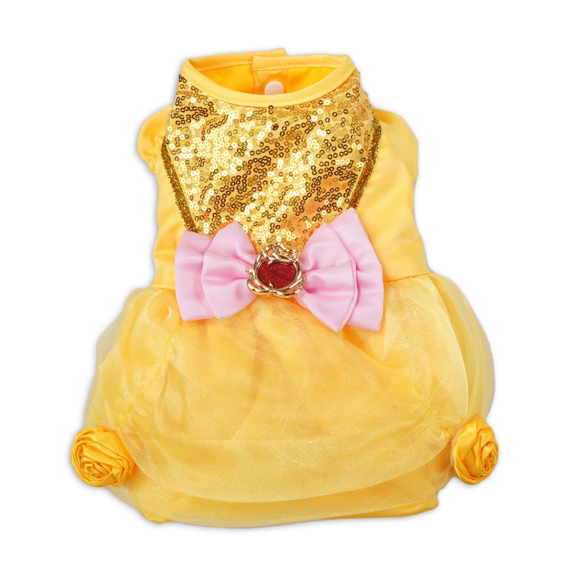 Belle Premium Disney Costume for Pets, Beauty and the Beast