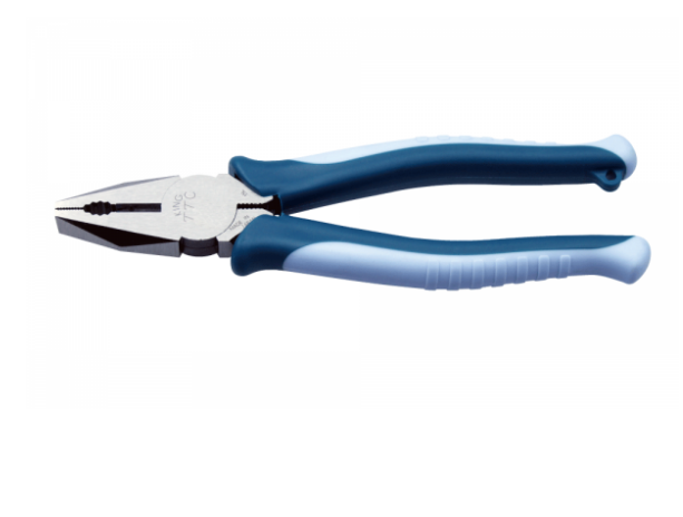 "KING-TTC" 7"(175mm)電工平咀鉗(厚膠柄)