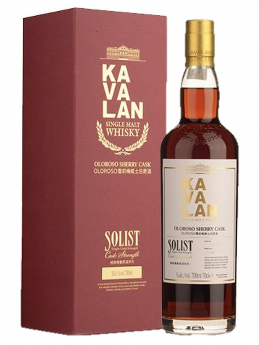 Kavalan Solist Oloroso Cask Strength  (700ml)