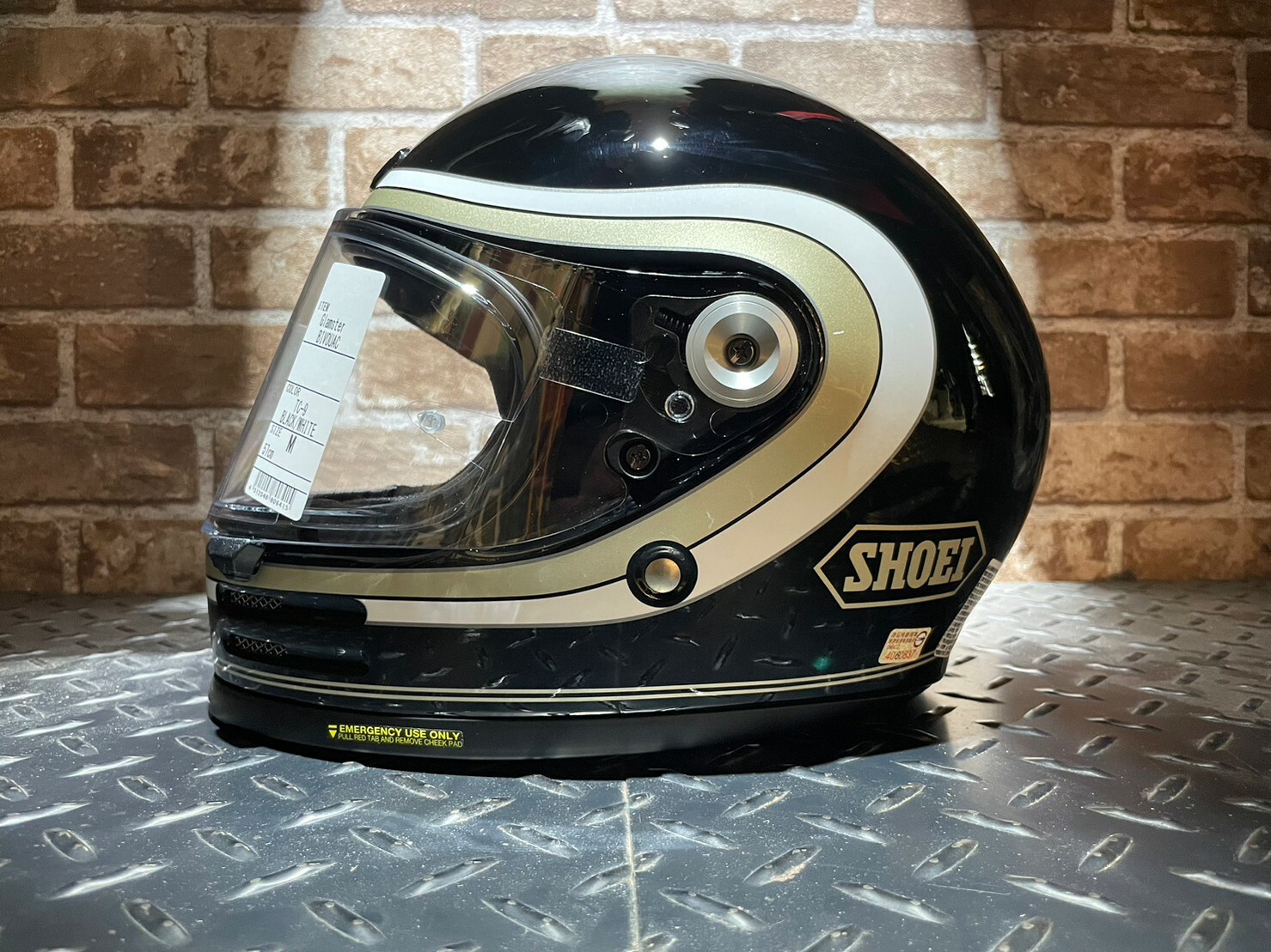 SHOEI GLAMSTER BIVOUAC 彩繪 TC-9 黑 全罩