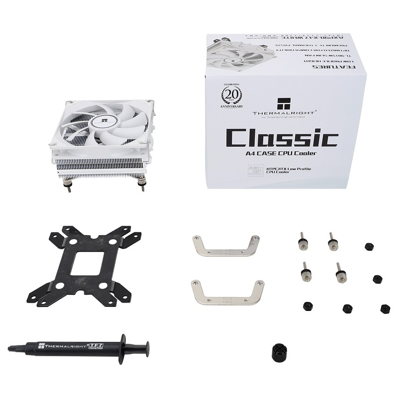 米特3C數位–Thermalright 利民 AXP90-X47 WHITE 下吹式散熱器