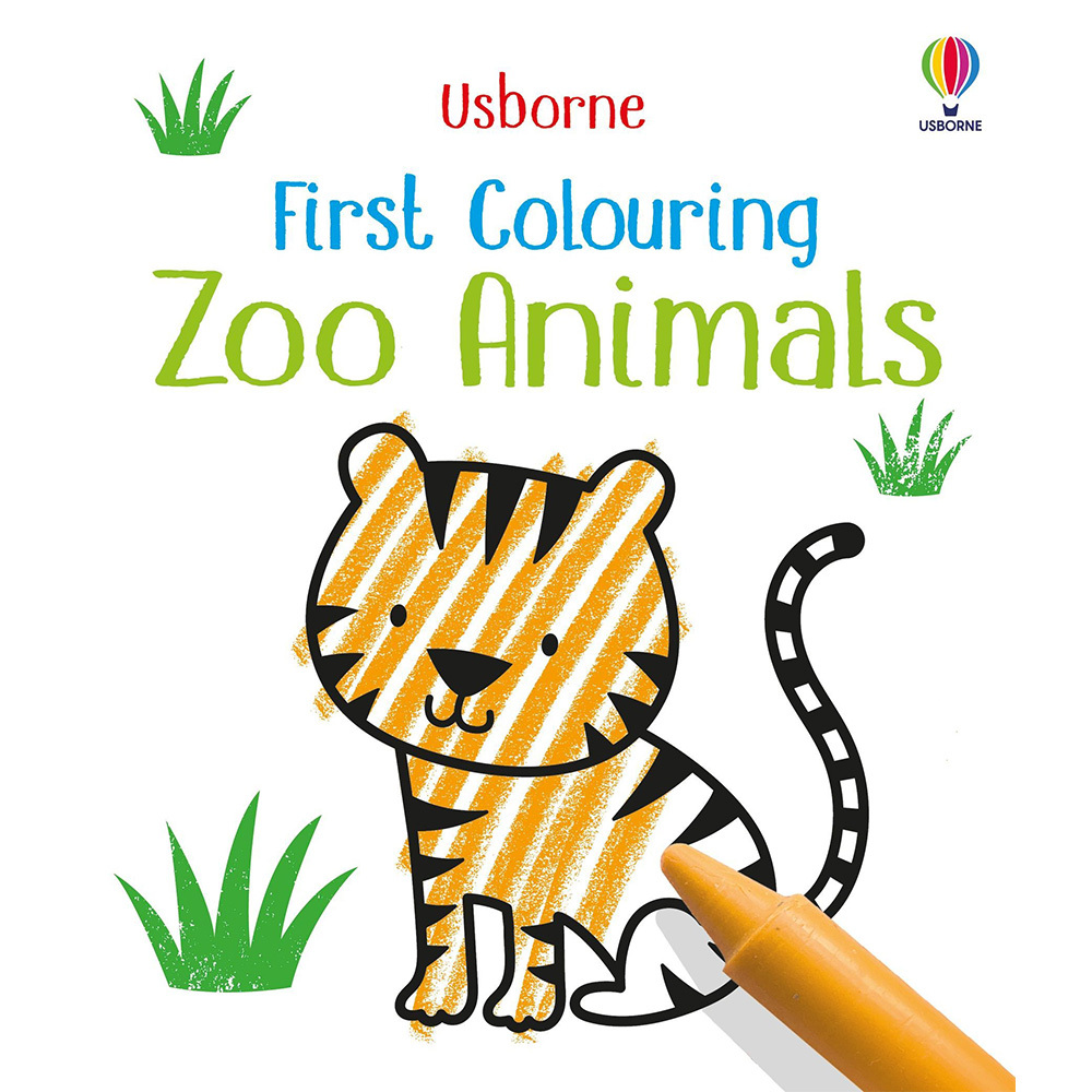 First Colouring Zoo Animals