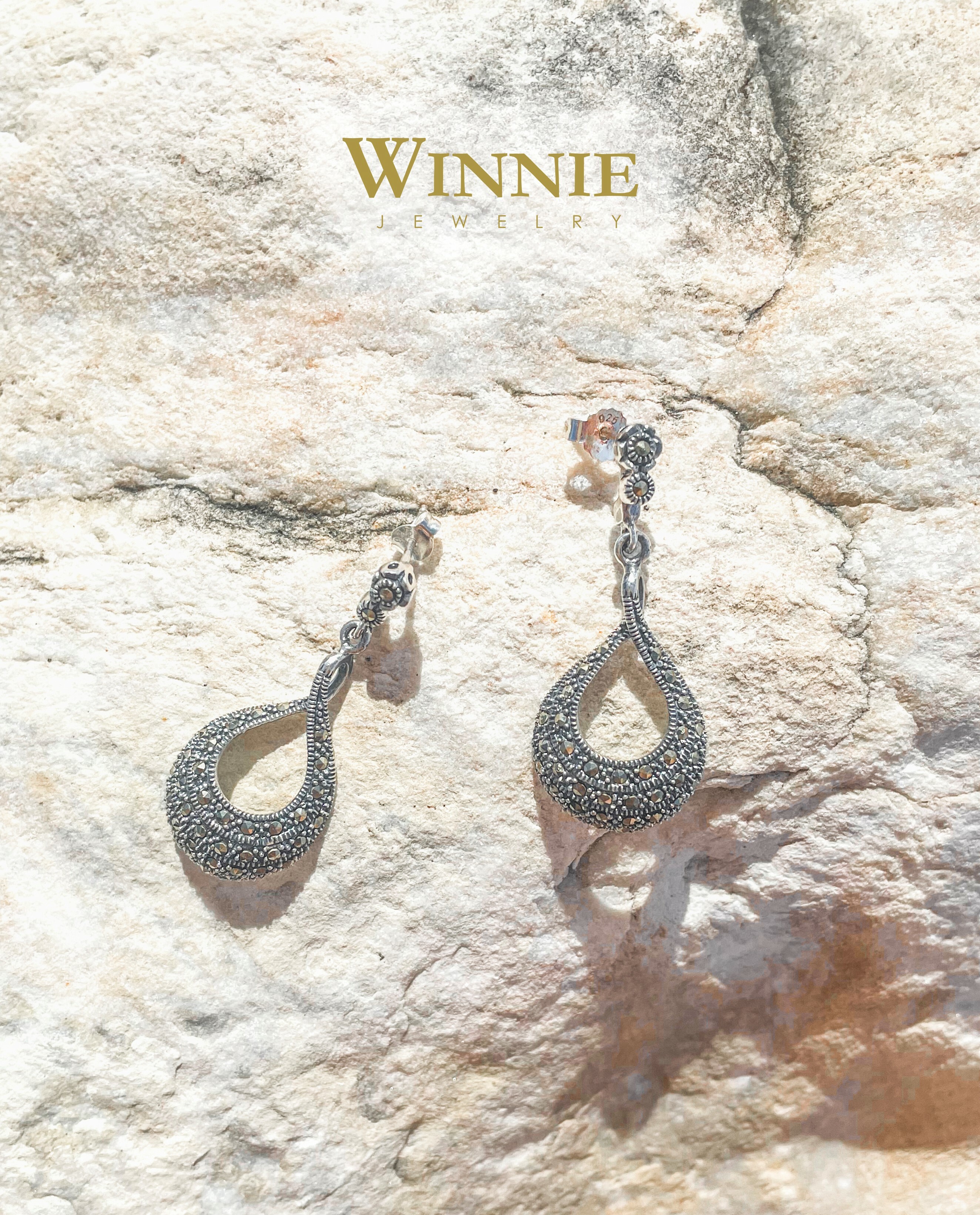 低調奢華水滴耳環