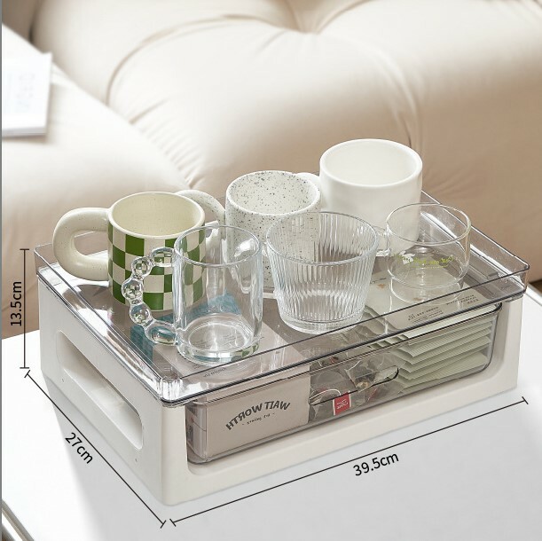 《2772》簡約歐式抽屜式桌面收納