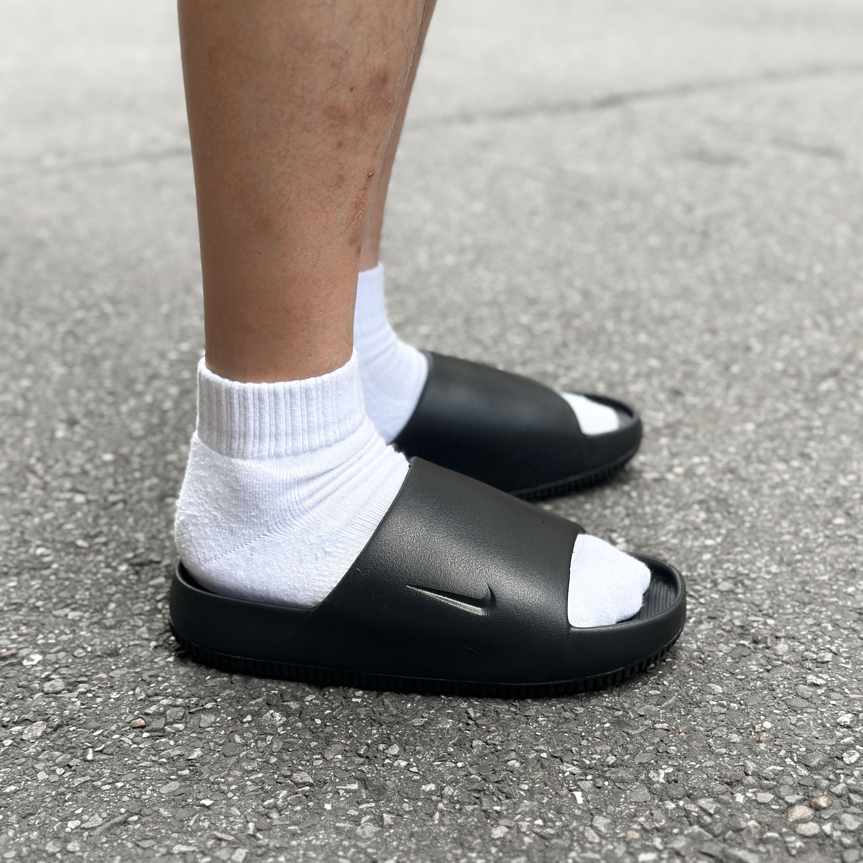 Nike Calm Slide Sail Black 麵包拖鞋黑男鞋FD4116-001