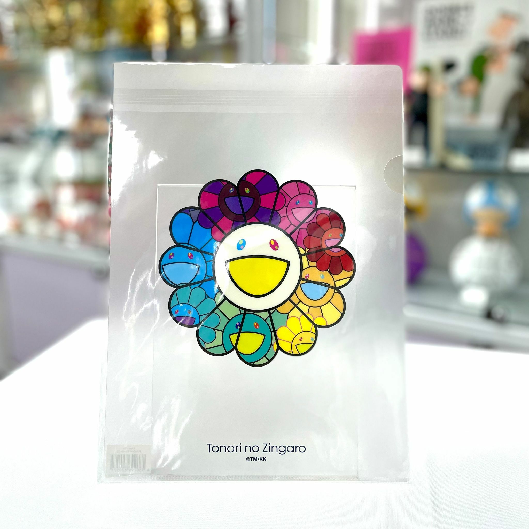 A4 Folder (Rainbow Flower/G)