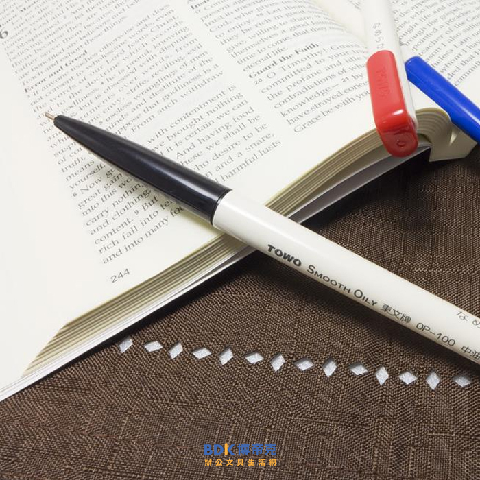 TOWO 東文文具 0.7mm OP-100 天生贏家中油筆30入 系列