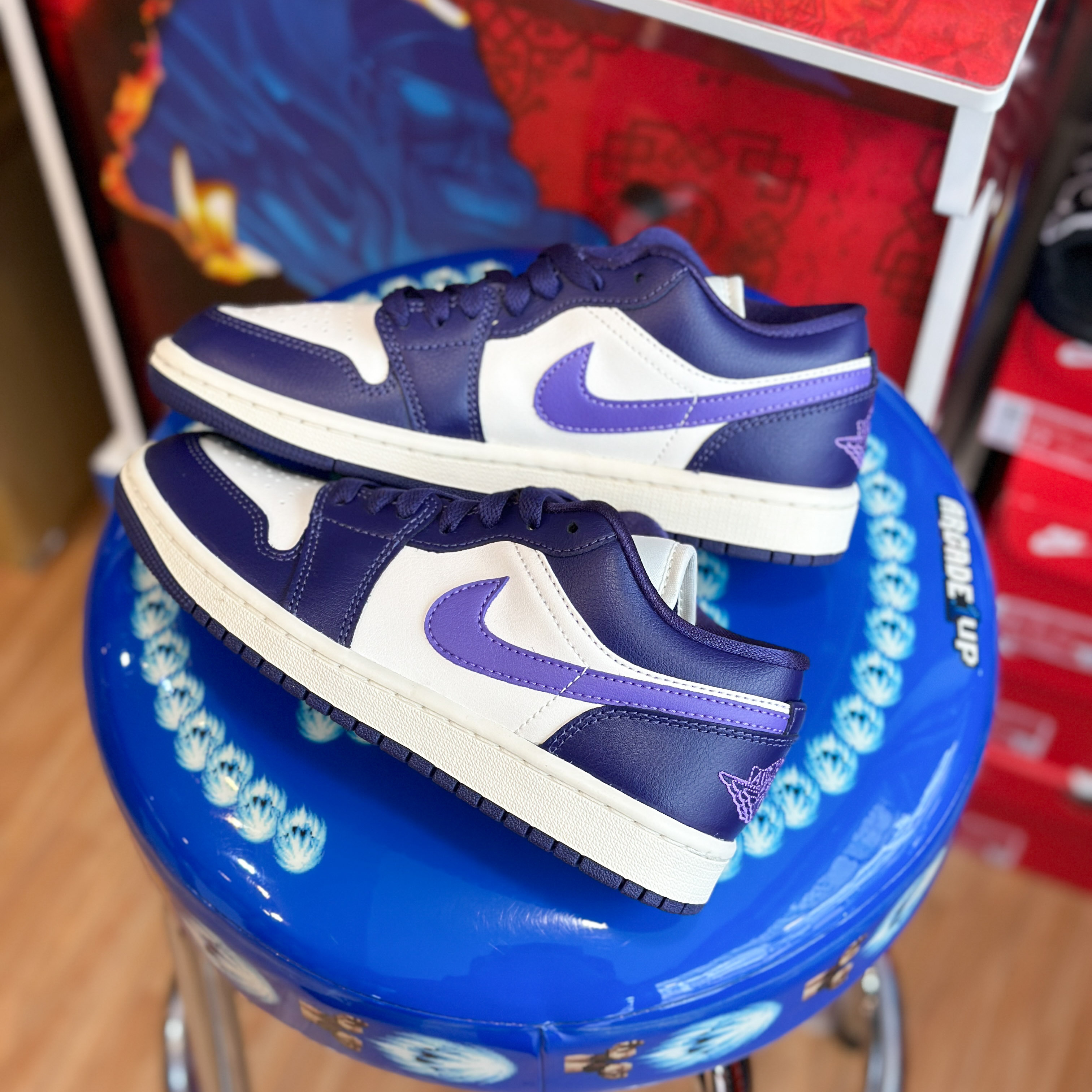 Air Jordan 1 Low Sail Purple 白紫葡萄女鞋DC0774-502