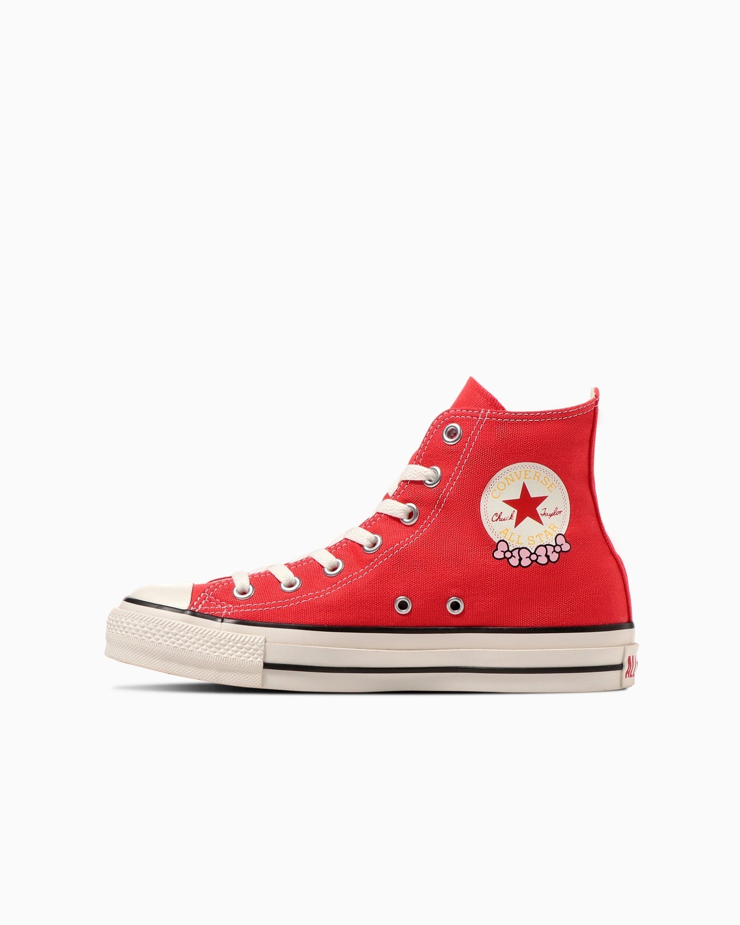 限時特價預購┃日本限定 CONVERSE x SANRIO ALL STAR Ⓡ MY MELODY HI 紅色高筒帆布