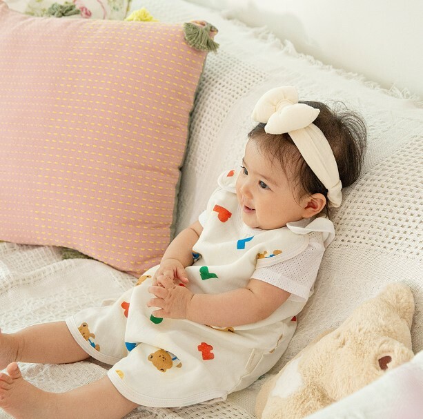 Dot to Dot 吊帶熊仔有機棉系列-四重睡眠馬甲