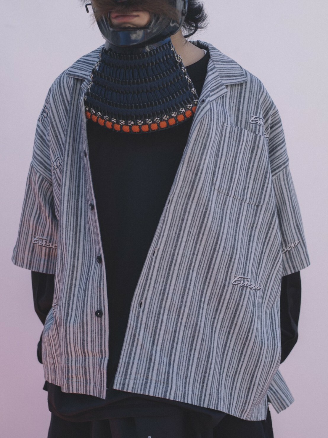 EVISEN エビセン YORYU LOGO SHIRT BLACK 半袖シャツ