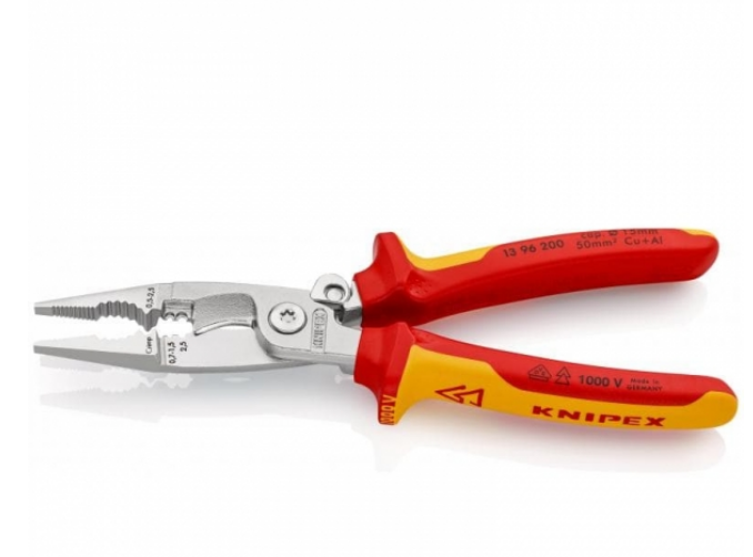 "KNIPEX" 200mm(8")德國絕緣柄多用途電工鉗