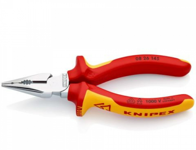 "KNIPEX" 145mm(6")德國絕緣柄尖型平咀鉗