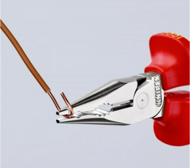 "KNIPEX" 145mm(6")德國絕緣柄尖型平咀鉗