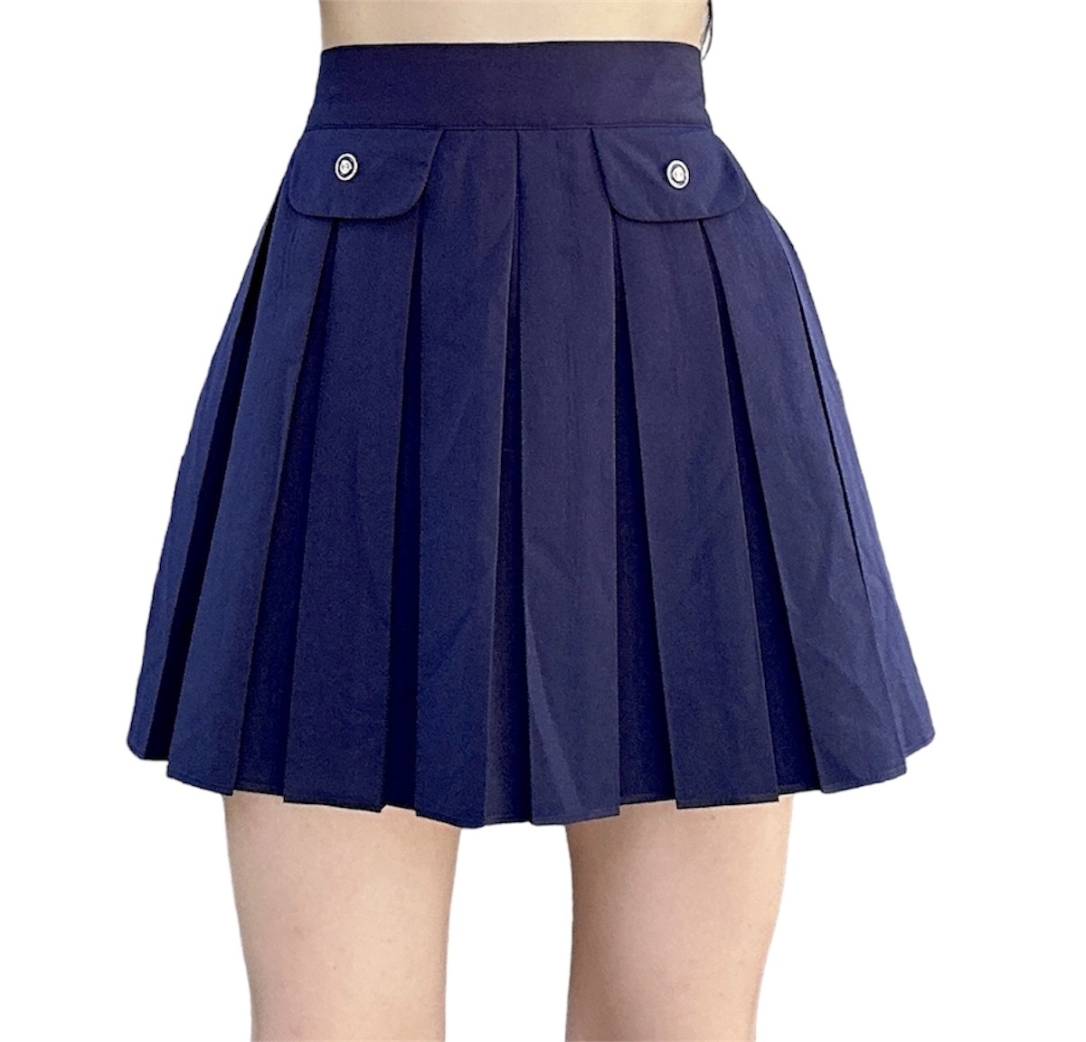 假兩袋百褶短西裝裙褲 (現貨款式）