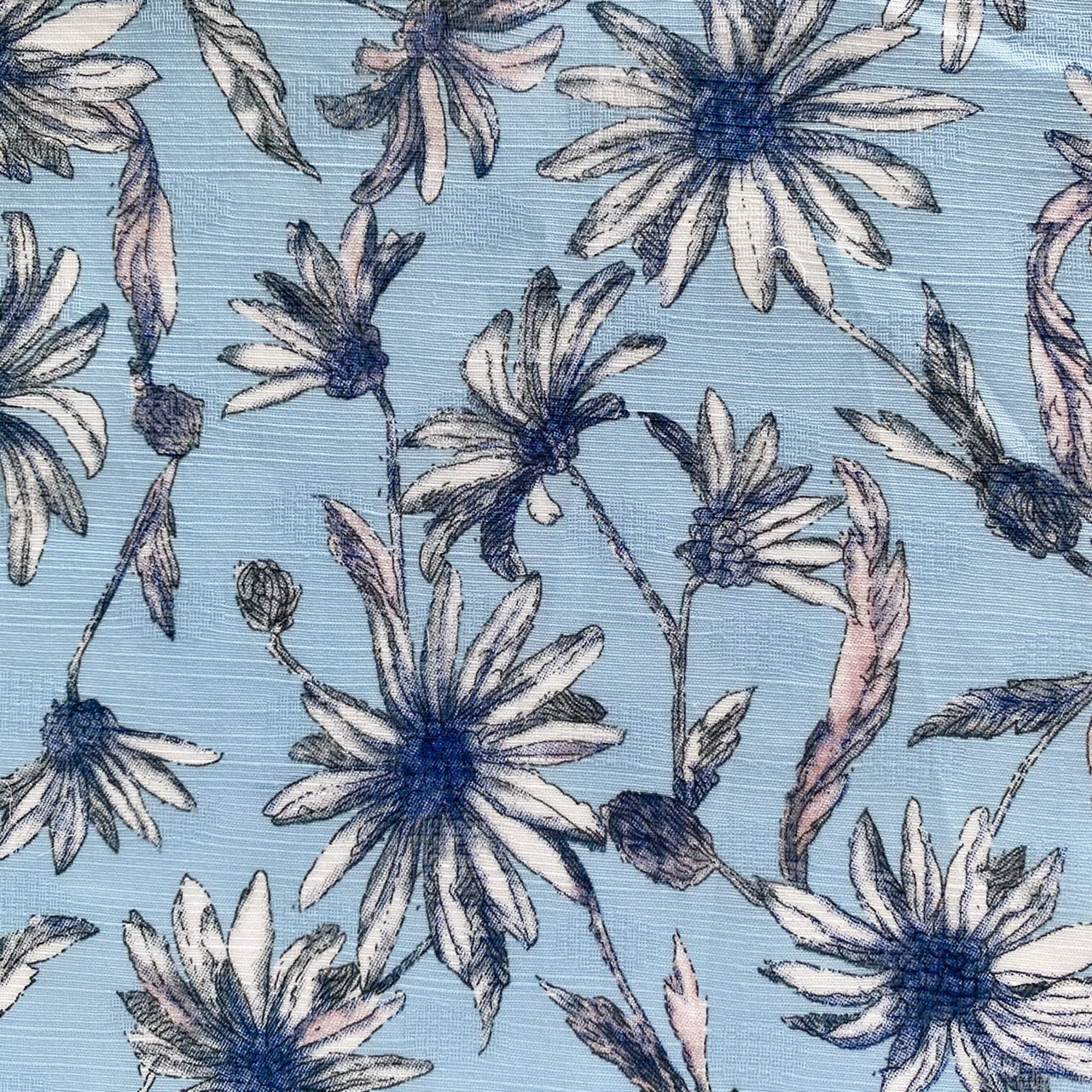 PIPPY藍色花園印花布