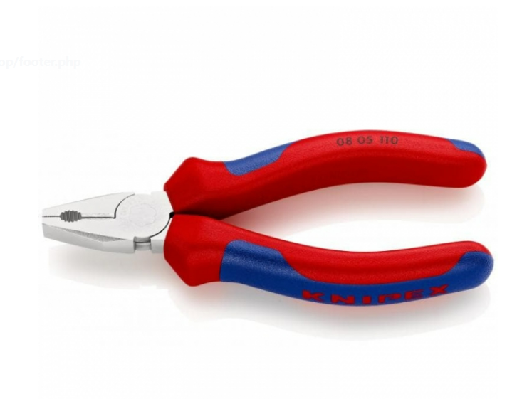 "KNIPEX" 110mm(4")德國小型厚膠柄平咀鉗