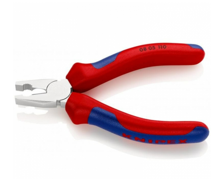 "KNIPEX" 110mm(4")德國小型厚膠柄平咀鉗