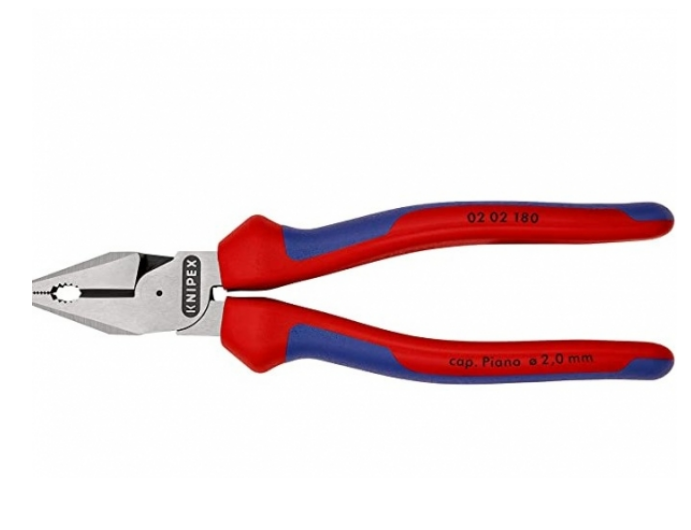 "KNIPEX" 180mm(7")德國高效厚膠柄平咀鉗