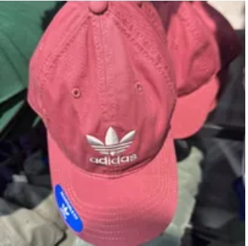 [S] ADIDAS MEN'S ORIGINALS RELAXED STRAPBACK,PINK STRATA, GB4066-0SFA (SAD34)